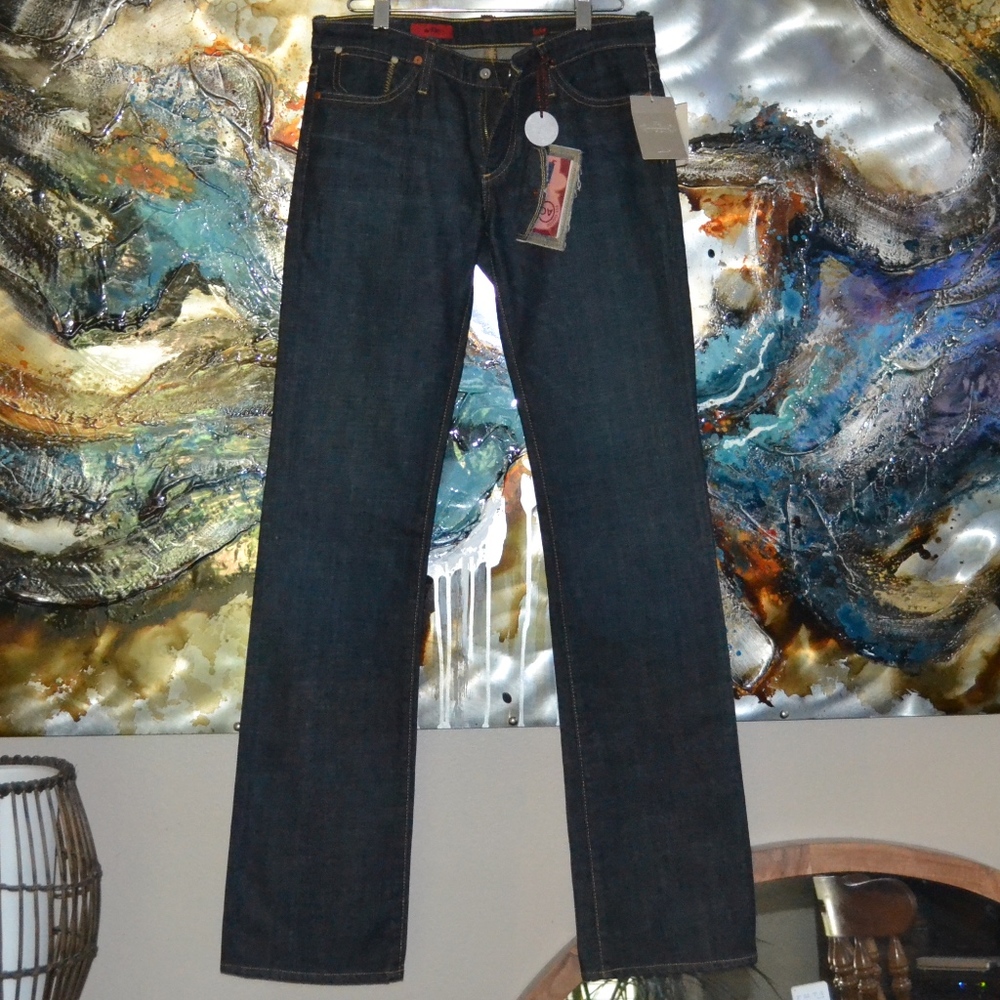 AG Adriano Goldschmied The Kiss Dark Jeans Size 27